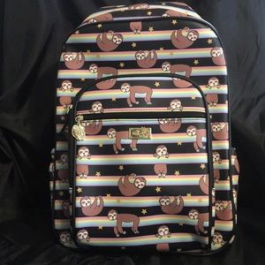Betsey Johnson Full Sized Sloth Rainbow Backpack